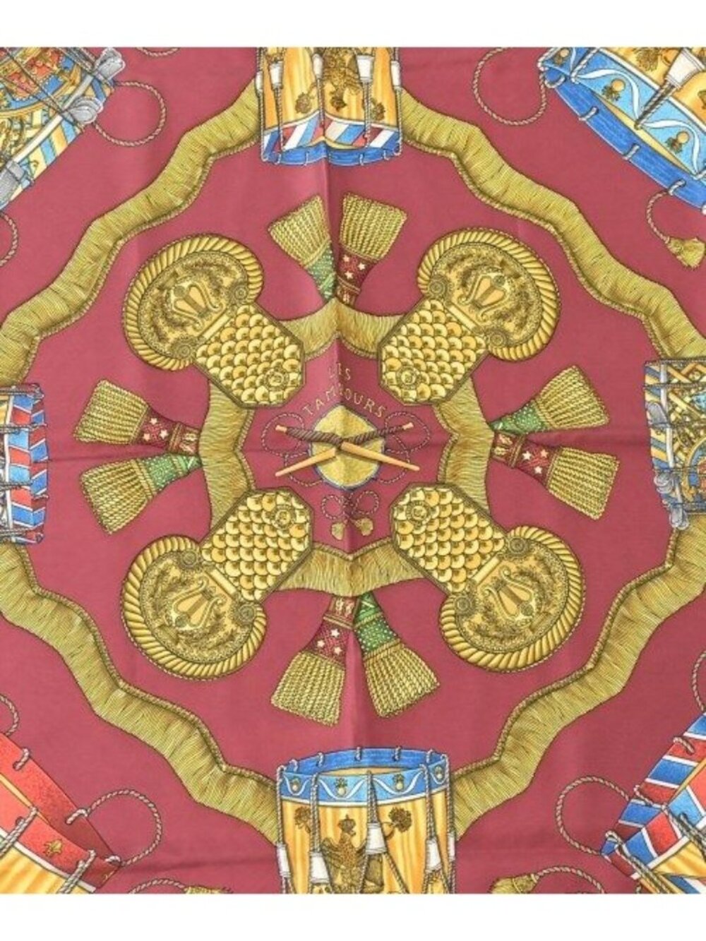 Hermes Bandana Scarf Blue - Picture 2 of 7